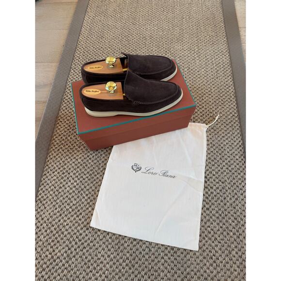 Loro Piana Other - LOWEST $ ONLINE Men’s Loro Piana Brown Suede Summer walk Loafers Size 41